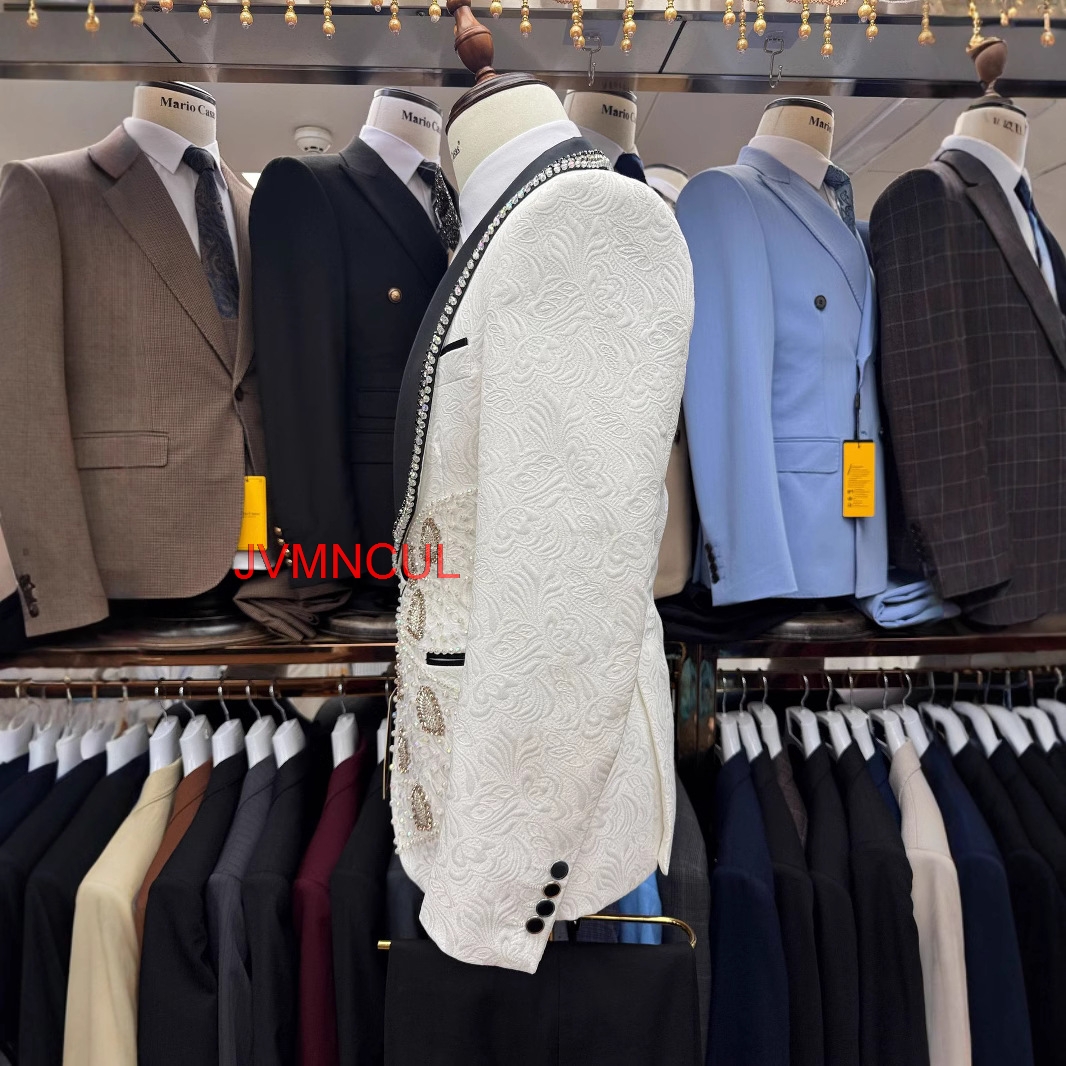 Men's Premium Embroidered Suit - Men'S Formal Wear For Reception avaliação e preço