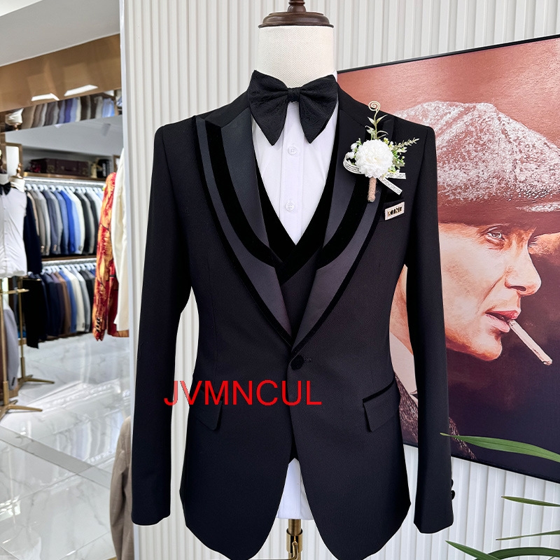 Men's 3 Piece Suit Slim Fit We - Men'S Formal Wear For Reception avaliação e preço