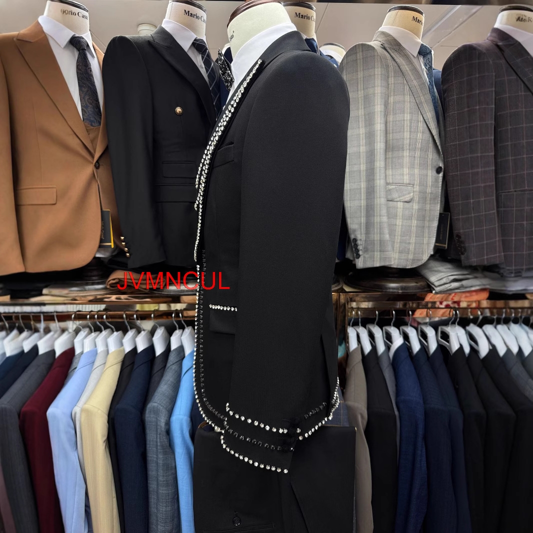 Men's Fashion 3 Piece Suit Sli - Men'S Formal Wear For Reception avaliação e preço