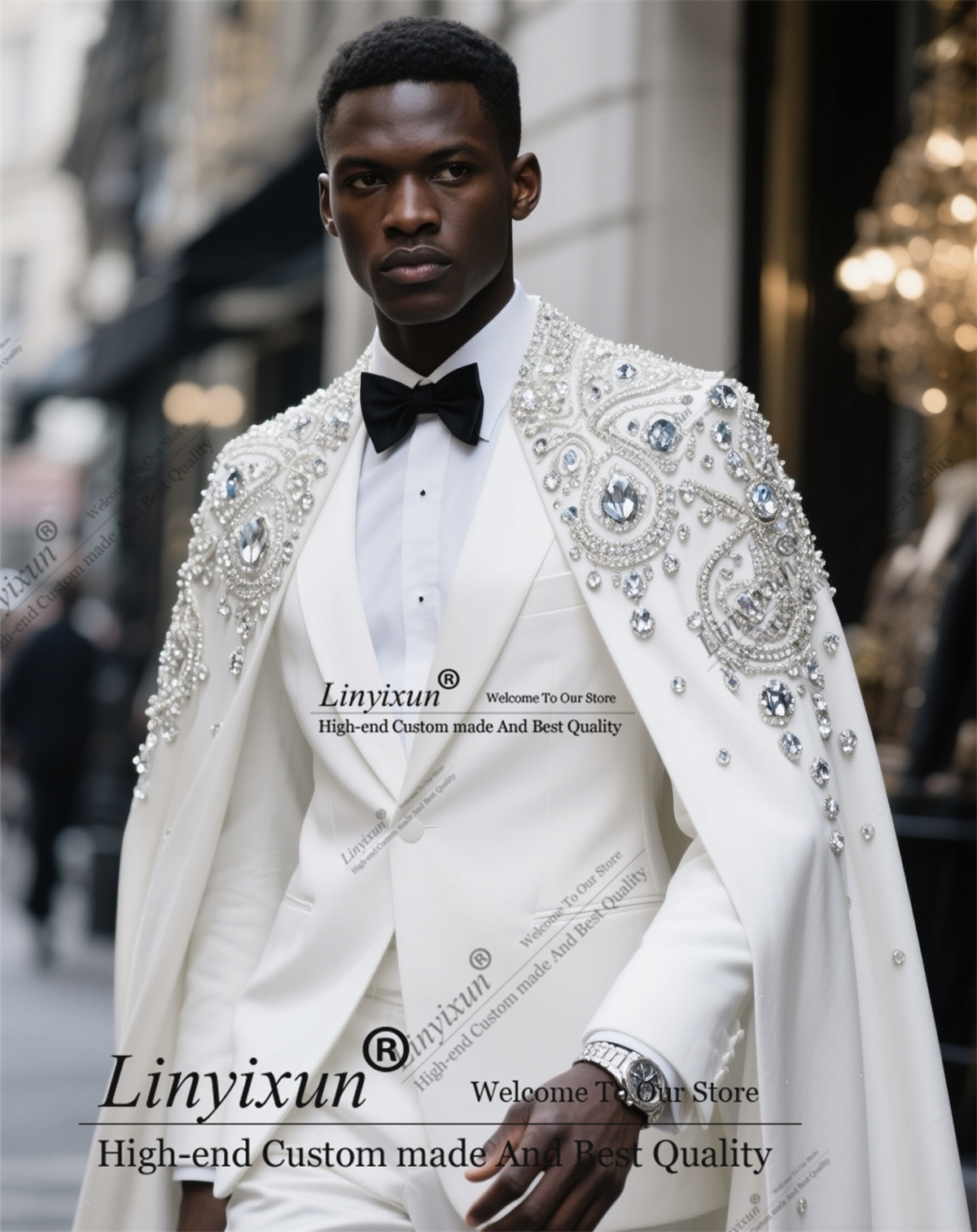 High-end Fashion Diamond Men S - High End Men'S Formal Wear avaliação e preço