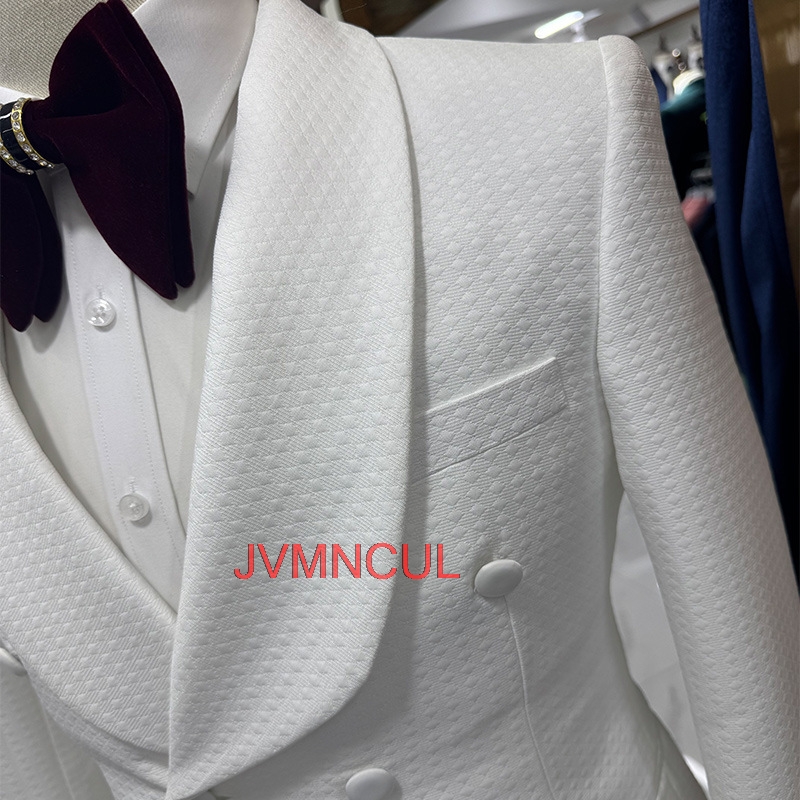 Men's Jacquard 3 Piece Suit Ta - Men'S Formal Wear For Reception avaliação e preço