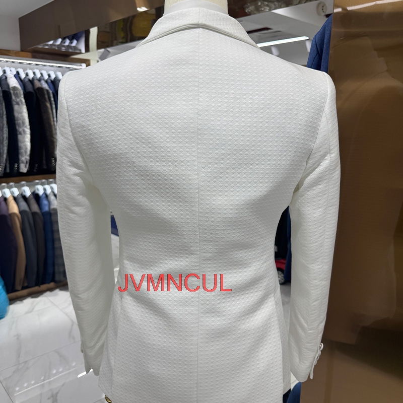 Men's Jacquard 3 Piece Suit Ta - Men'S Formal Wear For Reception avaliação e preço