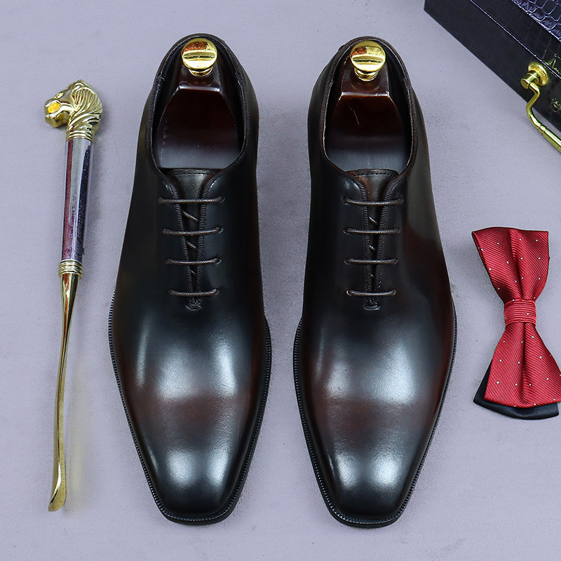 Designer Genuine Leather Mens  - Men Formal Wear Brown avaliação e preço