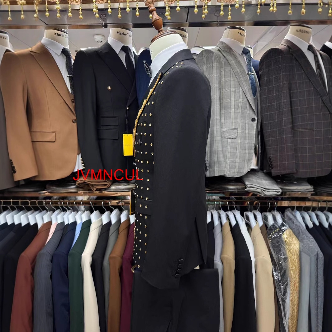 2026 Men's Fashion Suit Slim F - Men'S Formal Wear For Reception avaliação e preço